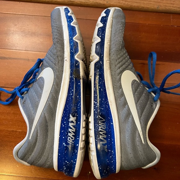 Women’s Custom Blue Gray Nike Airmax - Picture 3 of 7